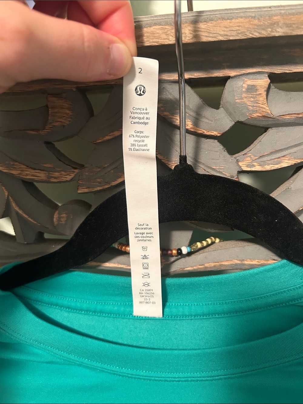 Lululemon relaxed fit running t-shirt in Kelly green - Picture 3 of 9